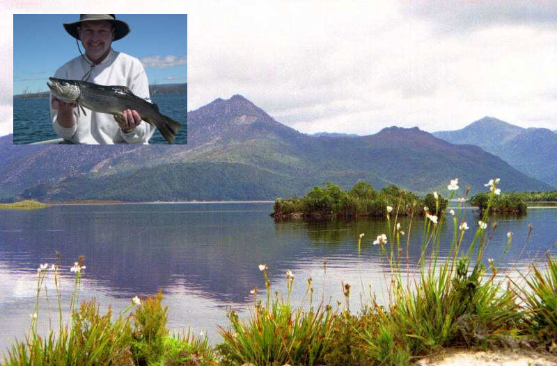 Trout fishing on Lake Burbury